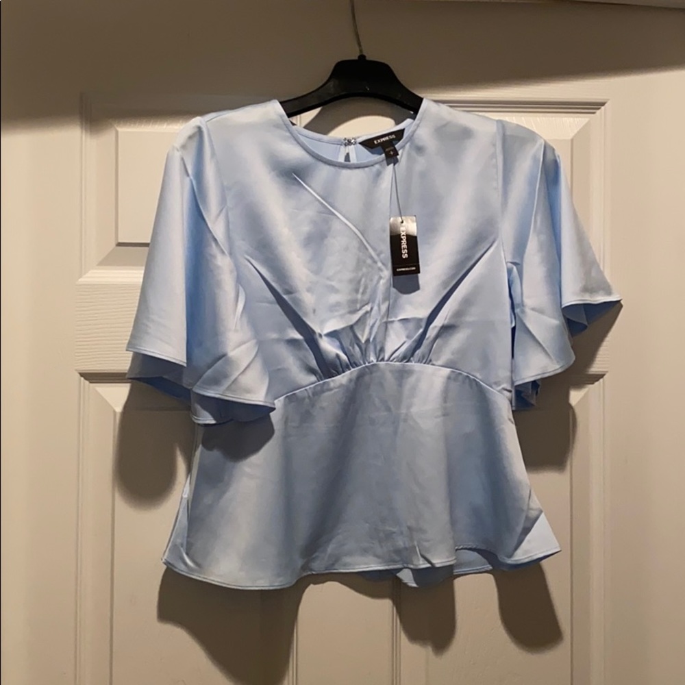 blue blouse